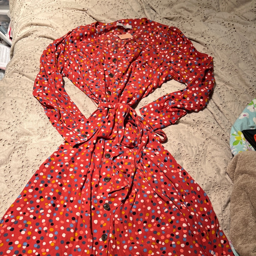 Loft Plus size 16, New with Tags, Midi Dress